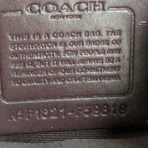 COACH Black Pebbled Leather Derby Backpack F1821 F59819 Daypack thumbnail 8
