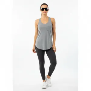 Lululemon Gray Sleeveless Racerback Athletic Sport Tank Top 6 thumbnail 5