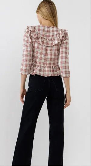English Factory Plaid Top thumbnail 5