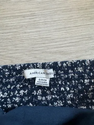 American Eagle Outfitters Black Floral Halter Crop Top thumbnail 2