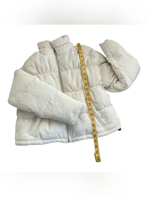 Hollister Cream Corduroy Puffer Jacket thumbnail 3