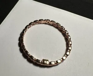 Premier Designs Rose Gold & Rhinestone Hinged Bangle Bracelet 7 Inch thumbnail 7
