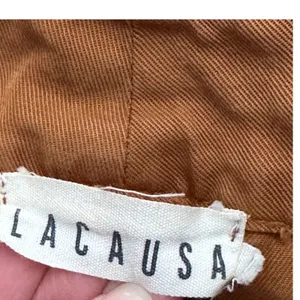 LACAUSA James Trousers Rust Orange Wide Leg Pants LA20192 Size 2 thumbnail 5