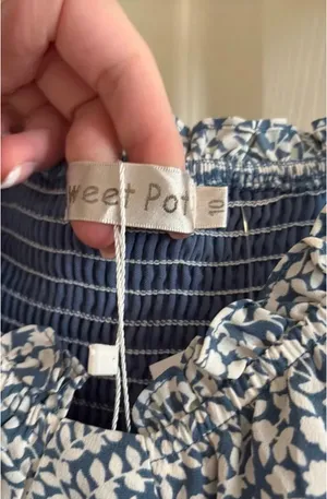 Sweet Pot Blue Sundress  thumbnail 5