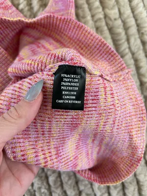 Peppermayo multicolor knit halter top size 4 Y2K Festival thumbnail 4