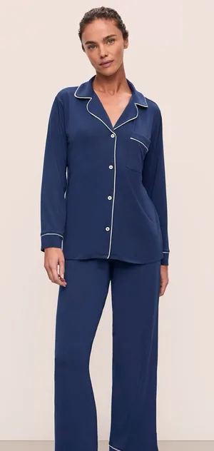 Eberjey Gisele TENCEL Modal Long Sleeve Pajama Set thumbnail 1