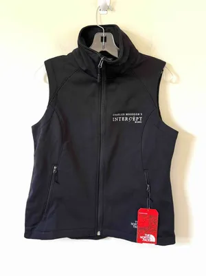 The North Face Charles Woodson's Intercept Wines Wind Block Vest Black Sz Medium thumbnail 1