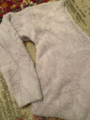 Purple Fuzzy Sweater thumbnail 4