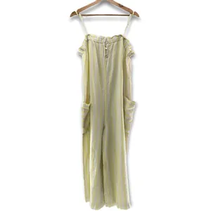 Stoney Clover Lane‎ x Target Striped Jumpsuit Light Yellow Large thumbnail 2