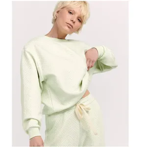 Charlie Holiday Motel Sweatshirt and Pants Casual Lounge Set Mint Size Small NWT thumbnail 5