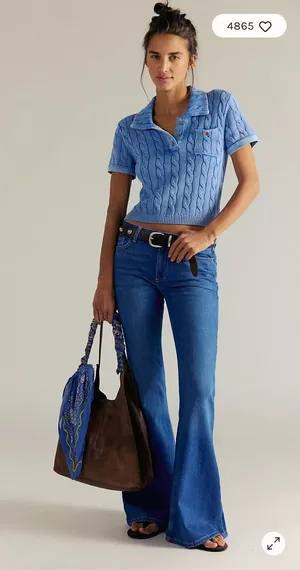 Free People We The Free Love Bomb Flare Jeans thumbnail 1