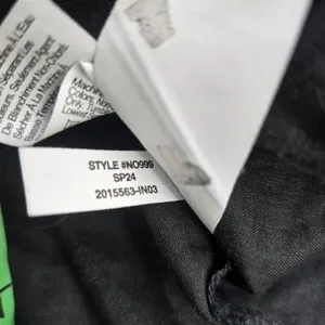 Madewell -534 Resort Long-Sleeve Shirt Black 100%‎ Ramie Size Medium thumbnail 11
