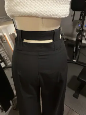 Boutique Black belted dress pants thumbnail 5