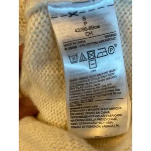 Banana Republic Womens Cream‎ Cotton Blend Crew Neck Sweater S 518842-05 HO19 thumbnail 7