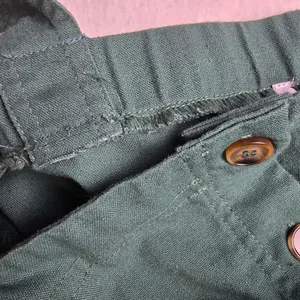 Baltic Born Hartford Linen Blend Wide Leg Button‎ Front Jumpsuit Green Medium thumbnail 8