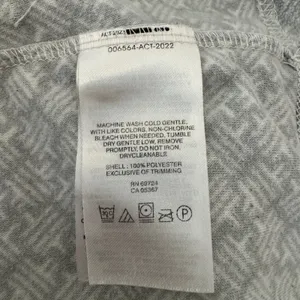 Columbia Womens Pullover Top Medium Gray‎ Geometric Print Quarter Zip Active thumbnail 8