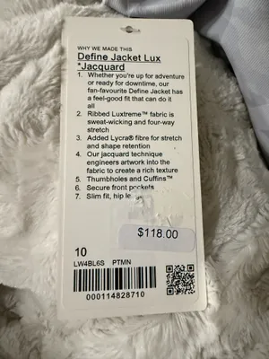 NEW Lululemon Define Jacket  thumbnail 4