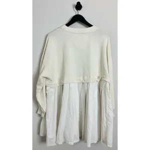 FREE PEOPLE Eleanor Sweatshirt Dress in Grey Combo Size X-Small thumbnail 8