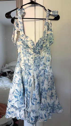 Dolls Kill Floral Corset Mini Dress thumbnail 1