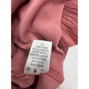 Orange Creek Rose Pink Crochet Lace Smocked Puff Sleeve Midi Dress M ID48374 thumbnail 7