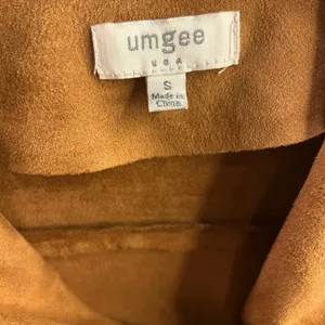 UMGEE Moto Zippered front boho faux suede lightweight Jacket size small thumbnail 3