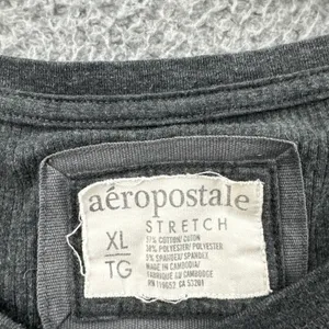 Y2K‎ Aeropostale Long Sleeve Henley Shirt Bella Swan Elena Gilbert Grunge W XL thumbnail 4