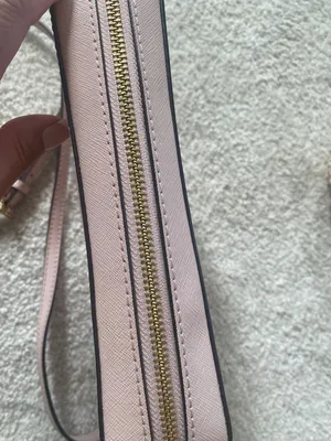 Michael Kors Jet Set East West Crossbody Bag Powder Blush Gold thumbnail 12