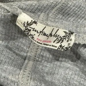 Free People Topanga Sleeveless Turtleneck Tank Grey Women’s XS thumbnail 3