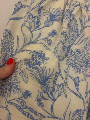 Amanda Uprichard blue floral mini dress thumbnail 3