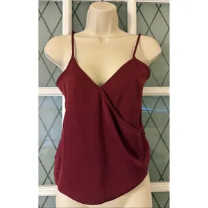 Pink Rose Women's New Dark Auburn Size Small Spaghetti Strap Cami Top thumbnail 2