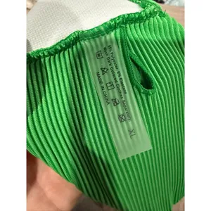 Womens Green Ribbed‎ 2-Piece Bikini Set Size XL Triangle Top High-Leg thumbnail 3