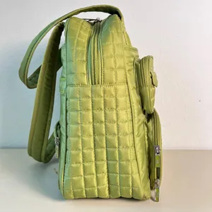 Lug Green Overnight‎ Tote Shoulder Bag Zippered Pockets Travel Bag thumbnail 4