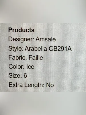 Amsale Arabella Dress in Ice Blue thumbnail 5