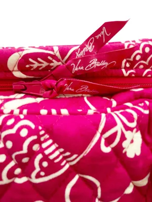 Vera Bradley Twirly Birds Pink Squared Away Tote Satchel Purse Shoulder Bag 2010 thumbnail 10
