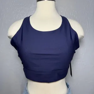 Fabletics Women’s No-Bounce High Impact Sports Bra, Deep Navy, L thumbnail 1