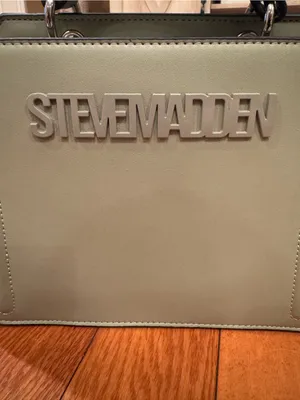 Steve Madden Bevelyn Convertible Satchel Crossbody Bag Sage Green NWOT thumbnail 3