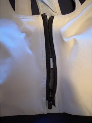 White Nike Sports Bra thumbnail 2