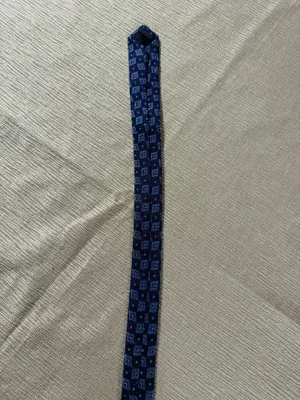 Brooks Brothers Men’s Tie Navy Blue Geometric Makers and Merchants 59.5” thumbnail 10