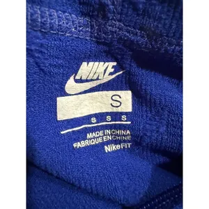 Nike Fit Womens Royal Blue Cable Knit Textured Full Zip Hoodie‎ Small Logo thumbnail 5