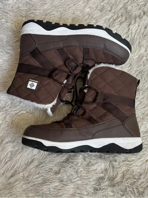 Dream Paris Brown Women’s Faux Fur Waterproof Snow Boots Size US 10 thumbnail 2