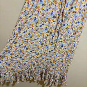 Rails Size S Small Adalyn Midi Dress Papaya Flowers Button Front Sundress thumbnail 9