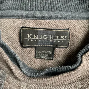 Vintage Knights Sportswear Striped Crewneck Sweater thumbnail 4