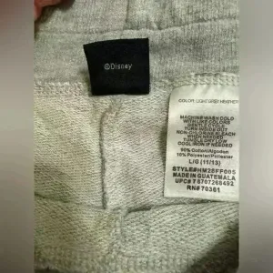 Disney Hannah Montana Y2K Light Grey Heater‎ Cotton Shorts thumbnail 5