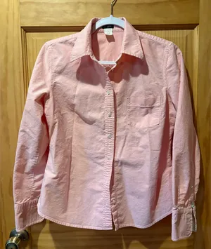 J. Crew Pink Button-Down Shirt thumbnail 1