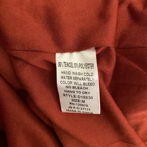 entro Women’s Tiered Sleeveless Lined Dress Burnt Orange Brown Size Medium Flowy thumbnail 4