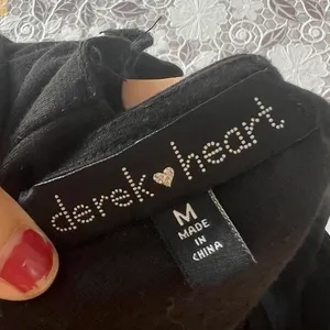 Derek Heart Black Jumpsuit  Size M thumbnail 6