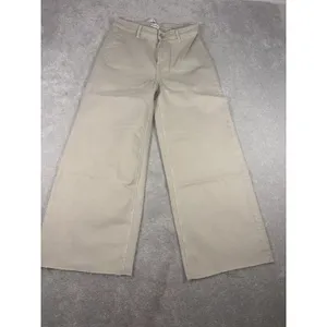 the drop‎ kori jeans wide leg nwt raw hem fray 29 Beige thumbnail 2