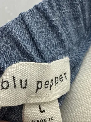 Blu Pepper Light Blue Maxi Skirt with Elastic Waist thumbnail 2