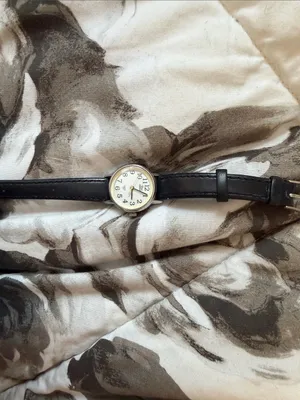 Indiglo by Timex Quartz Women’s Silver-Toned Black Leather Wrist Watch thumbnail 2