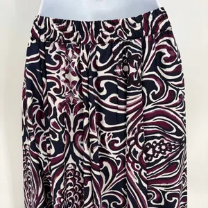 Moon Orchid Boho Maxi Skirt Sz L Cottagecore Festival Abstract Artsy Coastal thumbnail 6